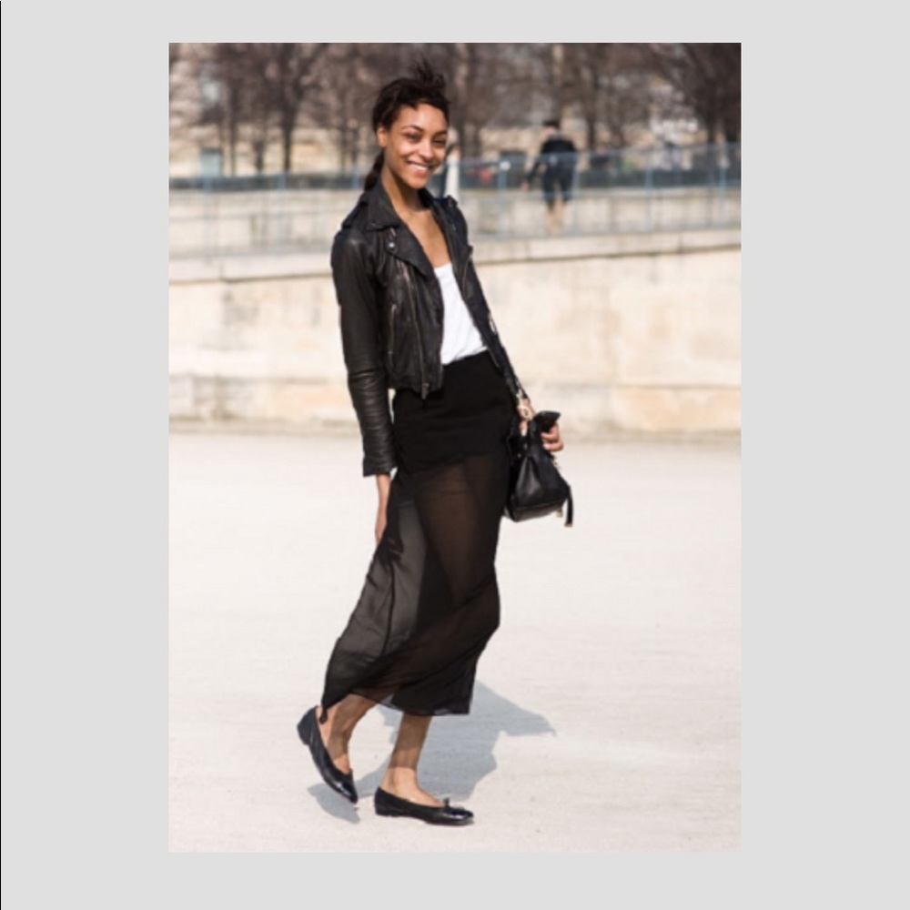Love Moschino Black Maxi Skirt
